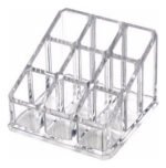 Organizador Acrílico Multiusos Para Lápices Labiales Pincel Color Transparente