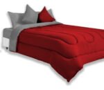 Acolchado Blanco París 1 1/2 Liso Reversible Doble Faz - Imagen 14