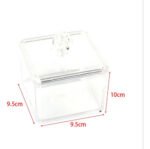 Organizador Acrilico Con Tapa Algodonera Maquillaje 9,5x9,5 - Imagen 2