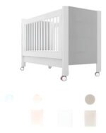 Cuna Escocia 120x60 Convertible En Escritorio Con Cajón - Imagen 3