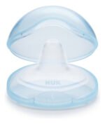 2 Pezoneras De Silicona Nuk Pa7210-uu Con Caja Protectora Talle L Large 24mm