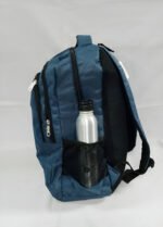 Mochila Clasica Estilo Escolar 46x31x14 Reforzada Urbana Color Azul Diseño De La Tela Liso - Imagen 5