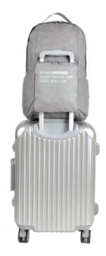 Mochila Bolso Convertible Plegable Viaje Liviana Reforzada - Imagen 18