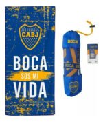 Toalla Toallon Secado Rapido Boca River Argentina Oficial - Imagen 9