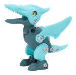 2 Dinosaurios Para Armar Desarmar Juguete Banquito Babymovil - Imagen 4