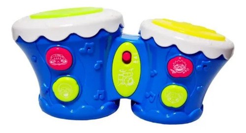 Juguete Bebe Tambor Africano 18m+ Luz Sonidos Babymovil