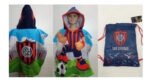 Toalla Poncho Infantil Futbol River Boca Mochila Babymovil - Imagen 26