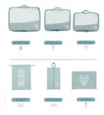 Set Bolsas Organizador Ropa Para Valija X6 Viajes Babymovil - Imagen 12