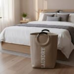 Cesto Canasto Laundry Plegable C/ Manija Ropa Sucia Ms - Imagen 4