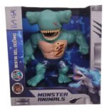 Juguete Muñeco Articulado Tiburon Dinosaurio Con Luz Sonido - Imagen 11