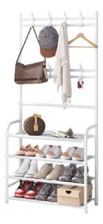 Perchero Armable Zapatos Organizador De Ropa Hierro 80 Cm