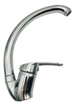 Griferia Canilla Mezcladora Monocomando Cocina Mesada Cromo - Imagen 3