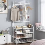 Perchero Armable Zapatos Organizador De Ropa Hierro 80 Cm - Imagen 3