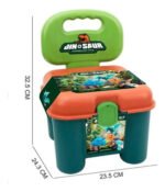 2 Dinosaurios Para Armar Desarmar Juguete Banquito Babymovil - Imagen 7