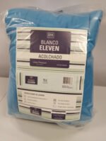 Acolchado Blanco París 1 1/2 Liso Reversible Doble Faz - Imagen 12