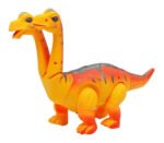 Juguete Dinosaurio 2 Cabezas Luz Sonido Camina Huevos 40 Cm - Imagen 3