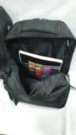 Mochila Clasica Cierres 52x33x14 Reforzada Escolar Urbana Color Rojo Diseño De La Tela Liso - Imagen 4