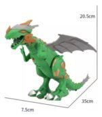 Juguete Dinosaurio Dragon Robot Con Luces Sonidos Movimiento - Imagen 9