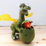 Juguete Dinosaurio Dragon Con Huevo Interactivo Luz Sonido - Imagen 10
