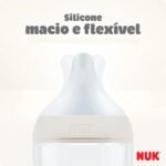 Mamadera Bebe 260ml 3-18 Meses Nature Sense Nuk Babymovil - Imagen 3