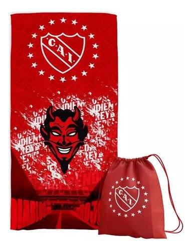 Toalla Toallon Microfibra Futbol Mochila Playero Babymovil