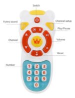 Juguete Didactico Bebe Control Remoto Musical Luz Sonidos - Imagen 4
