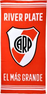 Toallon Playero Estampado Boca River Futbol Grande Babymovil - Imagen 3