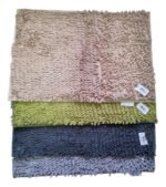 Alfombra Baño Antideslizante Rectangular Suave Shaggy 60x 40 - Imagen 2