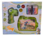 Mesa Didactica Con Proyector Musical Dibujo Fibras Colorear Color Dino - Imagen 3