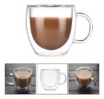 Taza De Cafe Doble Vidrio Capuccino 160ml X 2 Unidades Ms - Imagen 2