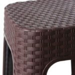 Banqueta Apilable Simil Ratan Plastico Banquitobabymovil - Imagen 18