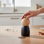 Molinillo Bicolor Madera Sal Pimienta Elegante 13 Cm - Imagen 5