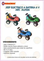 Auto Jeep Explorer Electrico Bateria 6v Rodacross Babymovil - Imagen 14