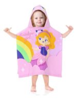 Poncho Ponchito Toalla Infantiles Con Capucha Varios Diseños - Imagen 95