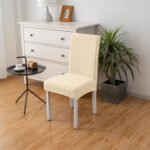 Funda Cubre Silla Elastizada Texturizada City Blanco Premium - Imagen 11