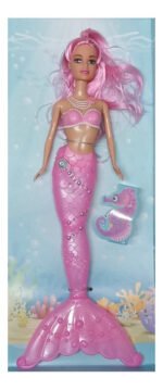 Muñeca Juguete Tiny Sirena Con Luz Articulada 30cm Babymovil - Imagen 4