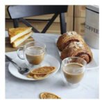 Taza De Cafe Doble Vidrio Capuccino 160ml X 2 Unidades Ms - Imagen 3