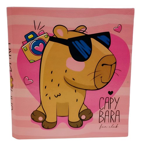 Carpeta Escolar Numero 3 Con Anillos Varios Modelos Capibara