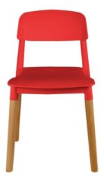 Silla Plastica Apilable Nordica Reforzada Patas Madera B&m - Imagen 21