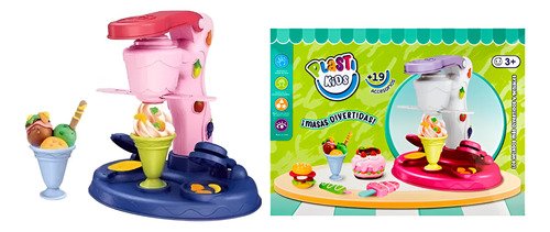Juguete Masas 5 Colores Fabrica De Helados Babymovil