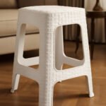 Banqueta Apilable Simil Ratan Plastico Banquitobabymovil - Imagen 5