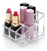 Organizador Acrílico Multiusos Para Lápices Labiales Pincel Color Transparente - Imagen 3