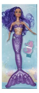 Muñeca Juguete Tiny Sirena Con Luz Articulada 30cm Babymovil - Imagen 5