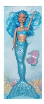 Muñeca Juguete Tiny Sirena Con Luz Articulada 30cm Babymovil - Imagen 3