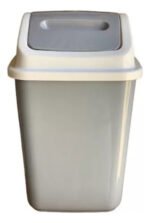 Cesto De Residuos 5 Litros Tacho Basura Tapa Vaiven - Imagen 4