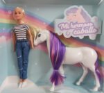 Juguete Muñeca 30cm Tiny Y Su Hermoso Caballo Babymovil - Imagen 3