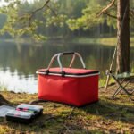 Canasta Térmica Grande Plegable Picnic Camping 47x27x22 Cm - Imagen 7