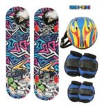 Skate Patineta Set Proteccion Alex Bia Disney Babymovil B101