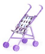 Cochecito Muñeca Frozen Zaki 53485 Tela 49cm 4 Ruedas Plegable - Imagen 3