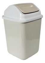 Cesto De Residuos 5 Litros Tacho Basura Tapa Vaiven - Imagen 3